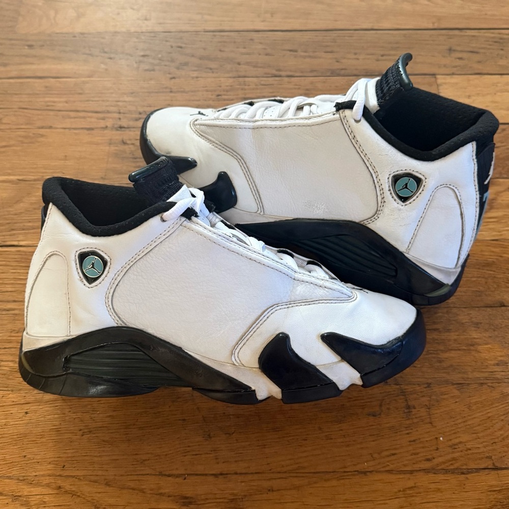 Original 1999 Jordan 14 (GS) "Oxidized Green" - Size 6.5Y